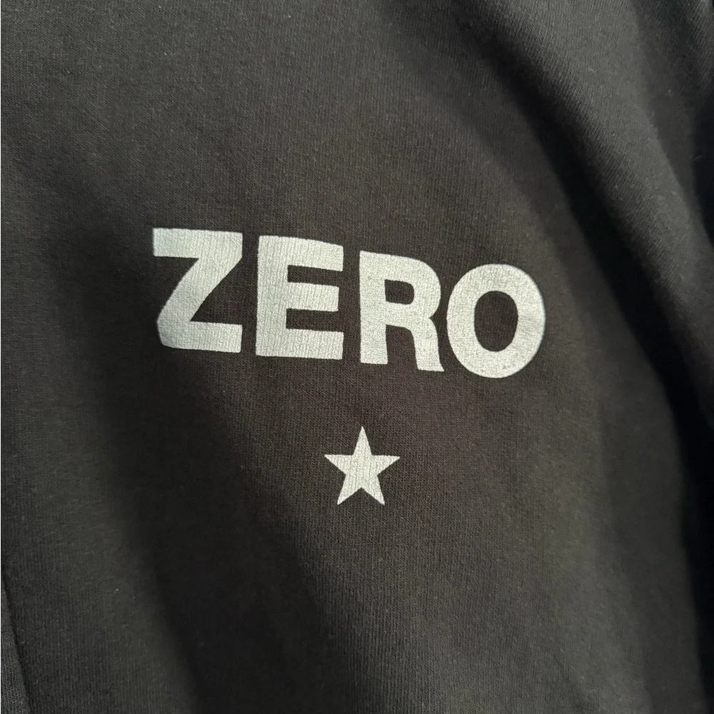 The Smashing Pumpkins ZERO Black Zip-Up Hoodie -large - Picture 3 of 6